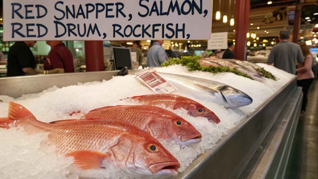 This Is Why Red Fish Recipes Are So Popular 7 Different types of red fish used in red fish recipes, including red snapper and red drum
